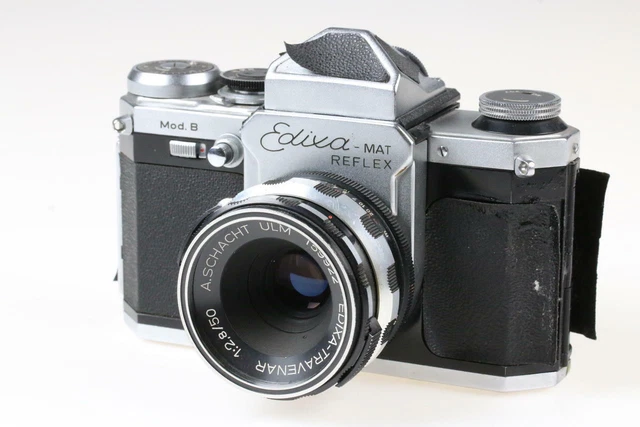 Appareil Photo Edixa Mat Reflex Mod. B-L + Bon - Argentique - Occasion