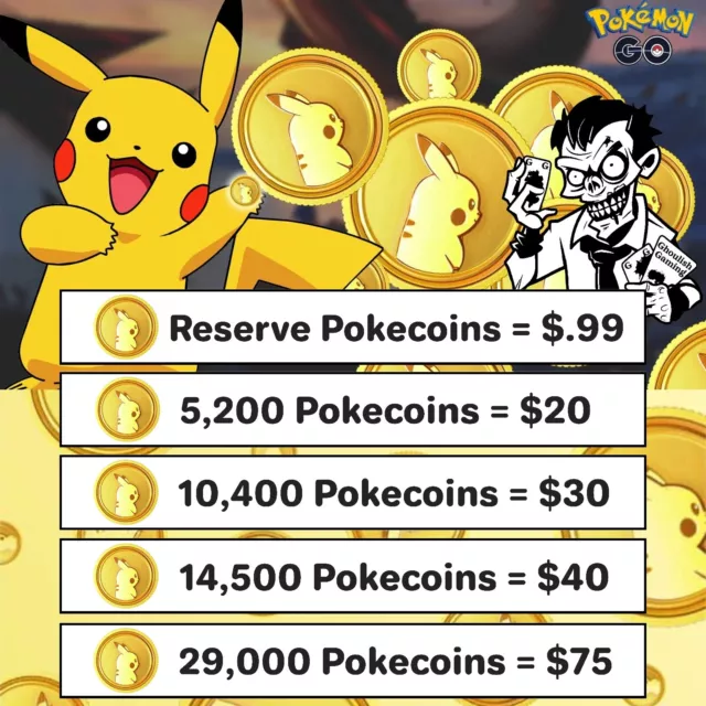 Pokemon Go Coins - Poke Coins Cheap Pokecoins Discount Safe Fast US 🇺🇸 ✅