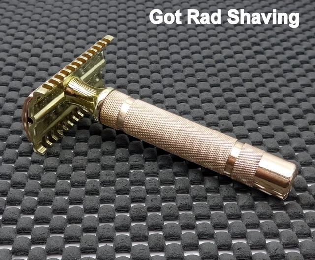 Vintage 1930's Gillette NEW Long Comb 3 Piece DE Safety Razor Clean!