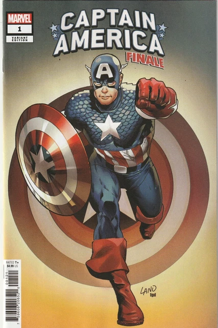 Captain America Finale # 1 Variant Cover Greg Land NM Marvel 2023 [R9]