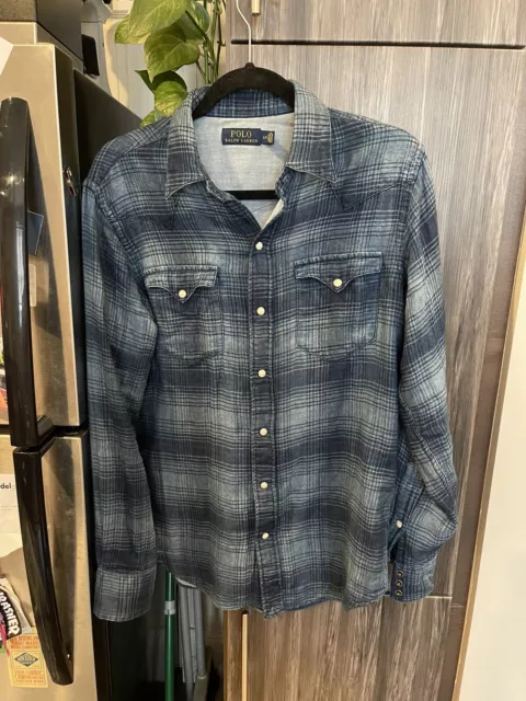 Polo Ralph Lauren Western Shirt Size Small - RRL Style