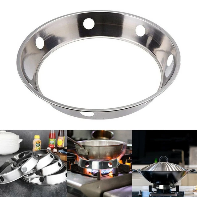 Poêle Soutien Rack Wok Bague Soutien Universel Pièces Standard Rond Bouton