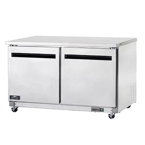 Arctic Air AUC60F 60" Two Door Undercounter Work Top Freezer - 15.5 cu.ft