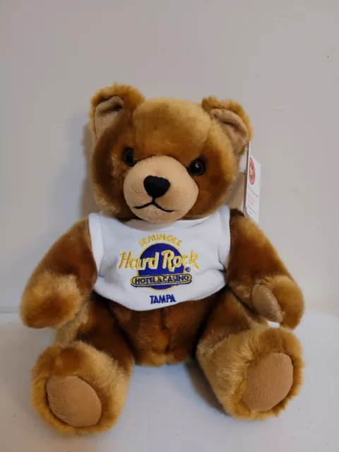 2005 Hard Rock Hotel Herrington Teddy Bear Stuffed Animal Tampa