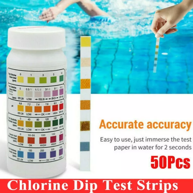 Water Test Chlorine Dip Test Strips SPA Test Strips PH Meters PH Test Paper