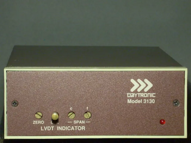 New Daytronic 3130 LVDT Conditioner 3 kHz 5- 6- 7- Wire Sensor 3-Wire Transducer