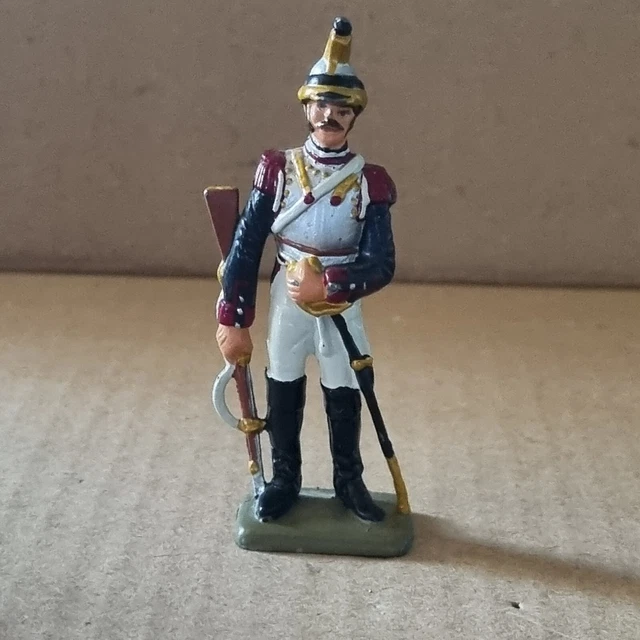 Figurine Starlux - Hussard Du 2e Régiment Compagnie D'élite - Grande Armée De Napoléon - Premier Empire