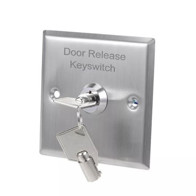 Key Lock Switch On/Off Exit Switches Door Release SPST for Access Control w Keys