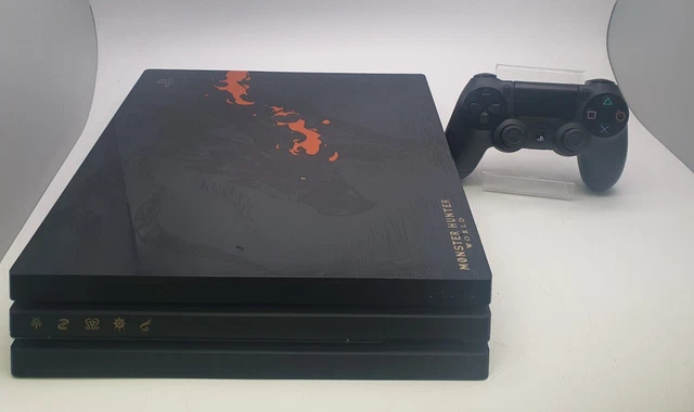PLAYSTATION 4 PS4 Pro 1TB Monster Hunter World Limited Edition
