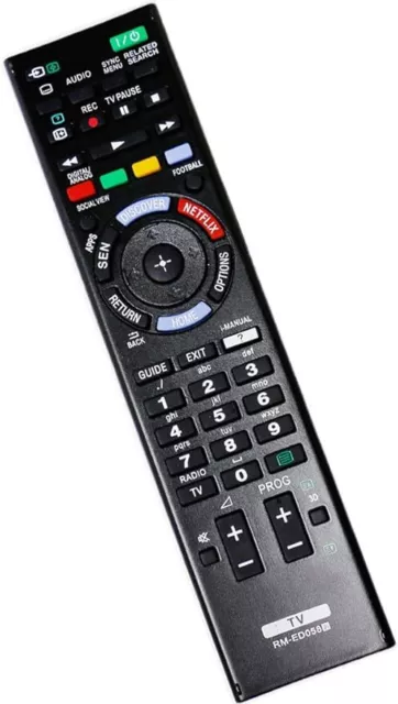 RM-ED058 Fernbedienung f��r Sony TVs mit NETFLIX KDL40W605 KDL42W829B