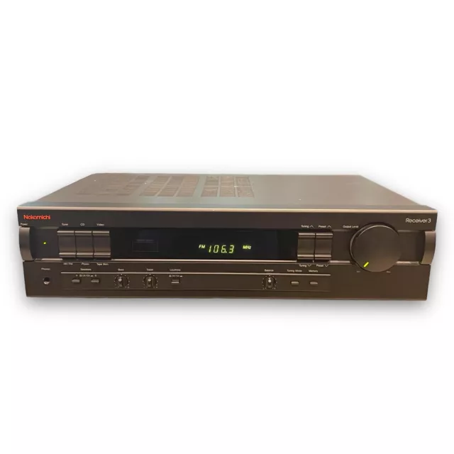 Nakamichi Home Theater Receiver Model Receiver 3 Fully Tested No Remote