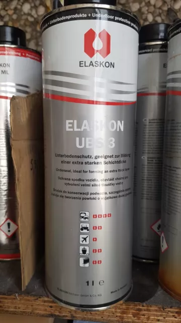 Elaskon UBS3 barattolo da 1 litro protezione sottoscocca UBS 3 nero