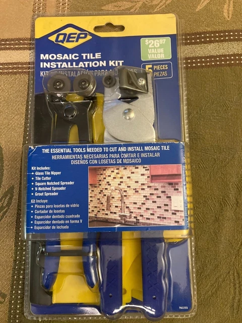 QEP - 5 Piece Mosaic Tile Installation Kit w/ Cutter & Nipper -Brand NEW Sealed