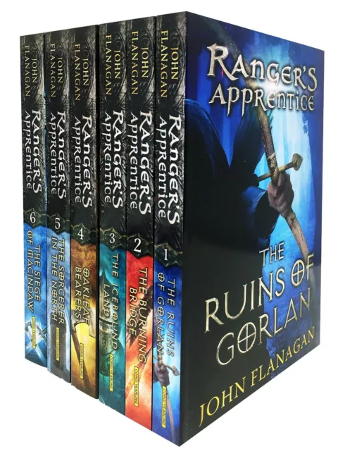 Rangers Apprentice 6 Books Series 1 Young Adult Pack Paperback By John Flanagan