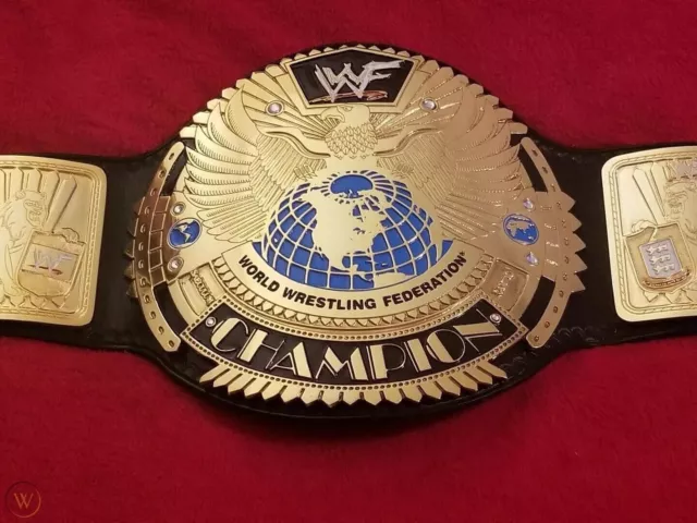 WWF Big Eagle Scratch Logo Wrestling World Heavyweight Championship Belt