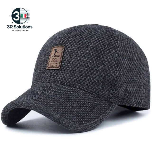 Kangol Wool 504 Dark Blue | Berretto Piatto Invernale - Shop