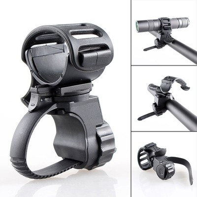 BIC 360° Rotazione Torcia Elettrica Clip Morsetto Supporto for MTB Bici da Strada 
