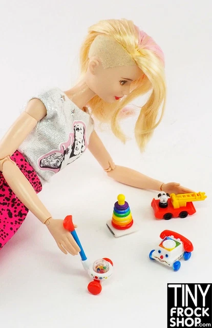 12" Fashion Doll Worlds Smallest MicroToy Box Fisher Price Toys