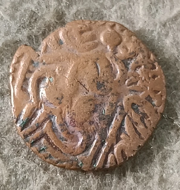 ANCIENT/ SOUTH INDIA/TAMIL Nadu kingdom Raja Raja Chola coper coin.rare ...