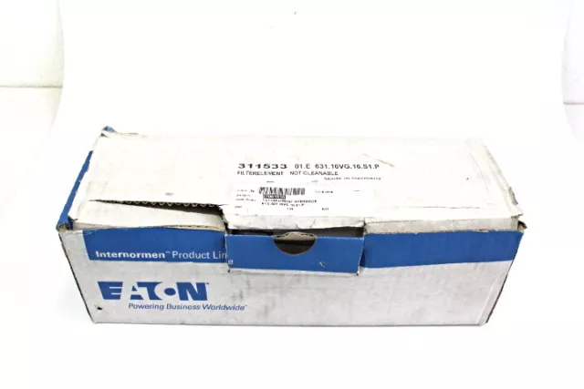 EATON 311533 01.E 631.16VG.16.S1.P. Elemento filtrante - IMBALLO ORIGINALE/inutilizzato -