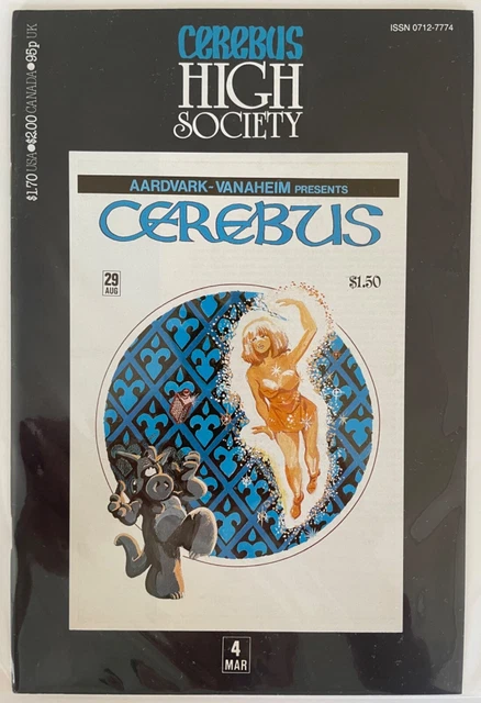 Cerebus High Society #1 - #13, Aardvark-Vanaheim comics