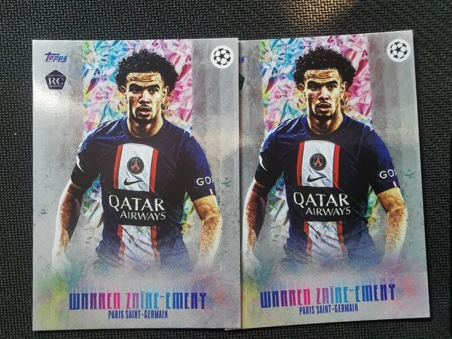 Carte Topps Chrome Superfractor 1/1 Zaire-Emery PSG 2023 – Auto On Card, Team Set