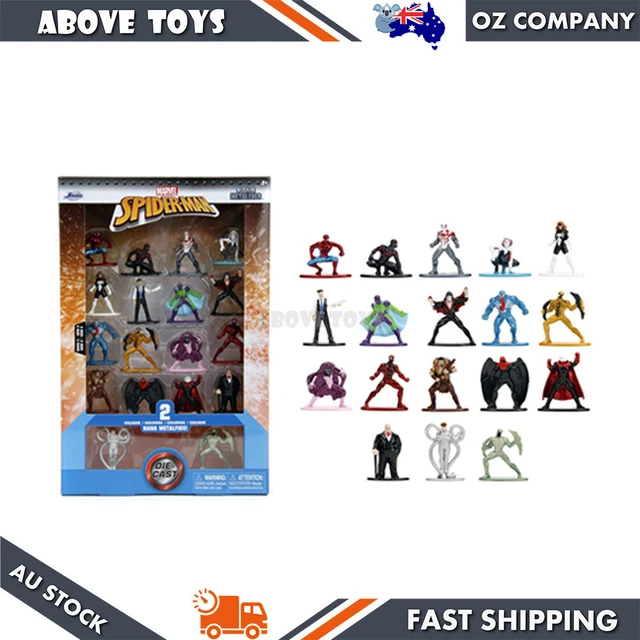 Jada - Marvel Spider-Man Nano Scene 253225012, 8 jaar, inclusief 2 figuren