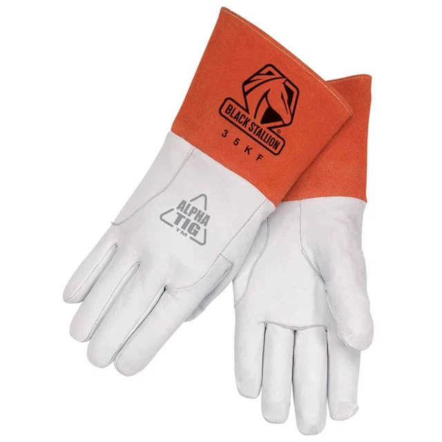 Black Stallion 35KF Alpha TIG Lined Kidskin Welding Gloves X-Large