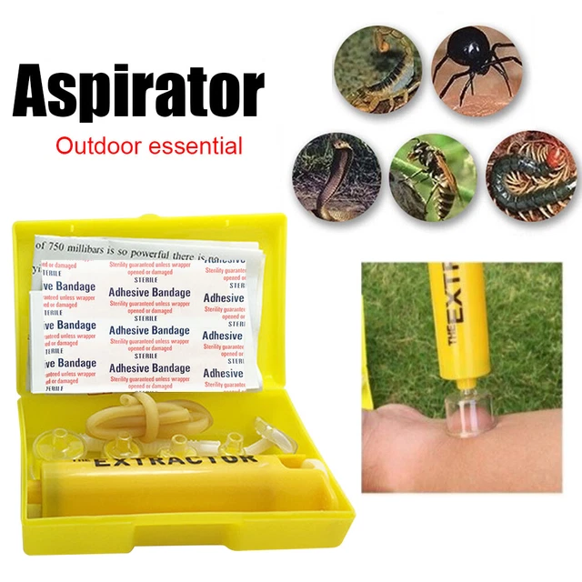 OUTDOOR VENOM EXTRACTOR Tourniquet Insect Sting Sucker Tool Emergency