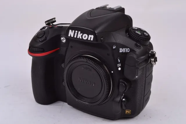Nikon D810 36.3 MP Digital SLR Camera Body Shutter Count 9,000 #T63552