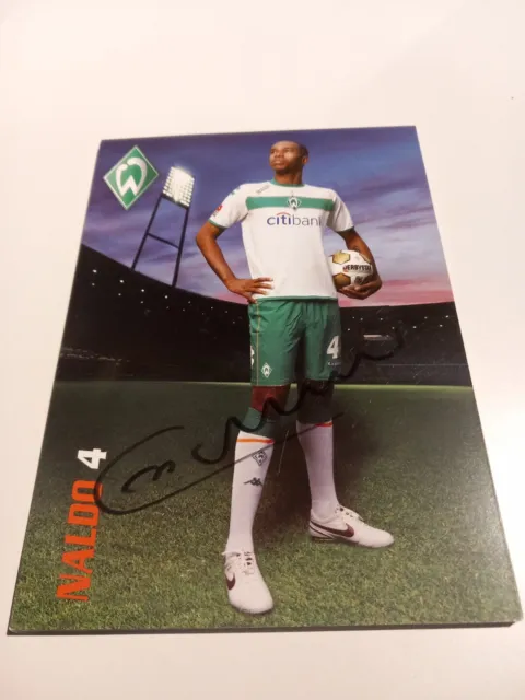 Signierte AK Naldo Werder Bremen NEU