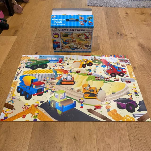 Giant Floor Puzzle - Construction Site – Galt Toys UK