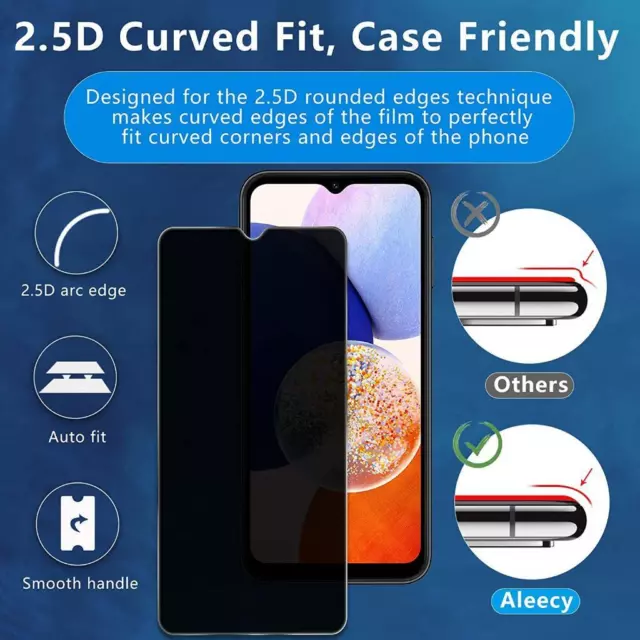 For Samsung Galaxy A14 A13 A32 5G A03s Anti-Spy Tempered Glass Screen Protector