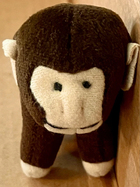 Rare Vintage 4" Gorilla Stuffed National Wildlife Federation 1994 Collectable