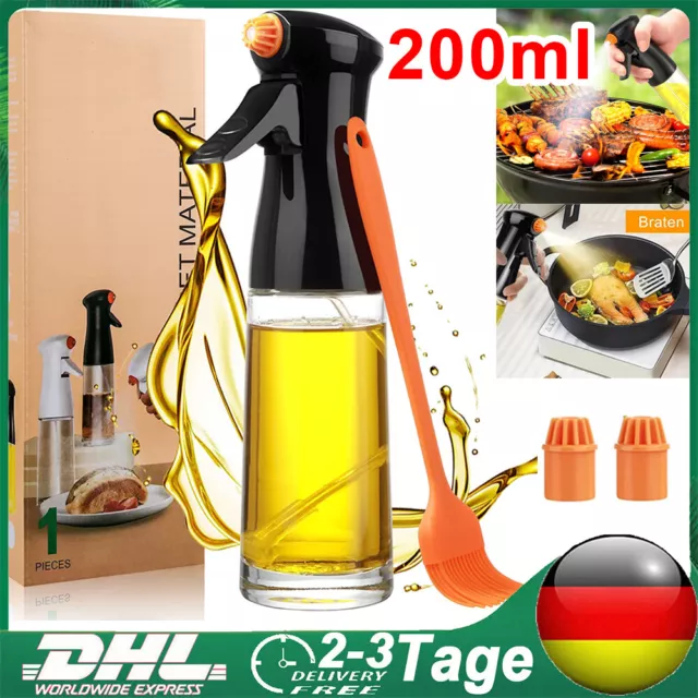 Ölsprüher Für Speiseöl Öl Sprühflasche Ölzerstäuber Oil Sprayer Ölspender Spray