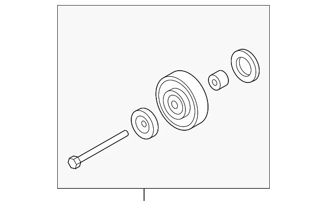 Genuine Nissan Idler Pulley 11925-EA20B