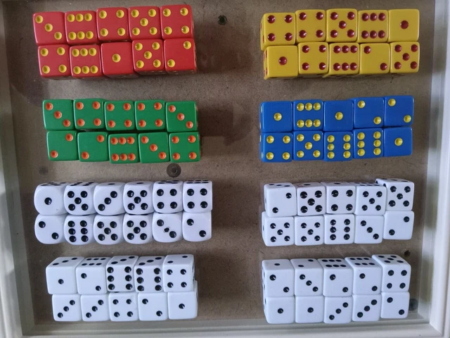 LOT of TWENTY  80           Various DICE - DIE          NO RESERVE!