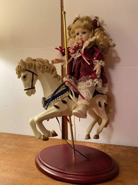 Carousel Horse Porcelain Doll Hailey RARE Heritage Heirloom Millennium 2000 Ed.