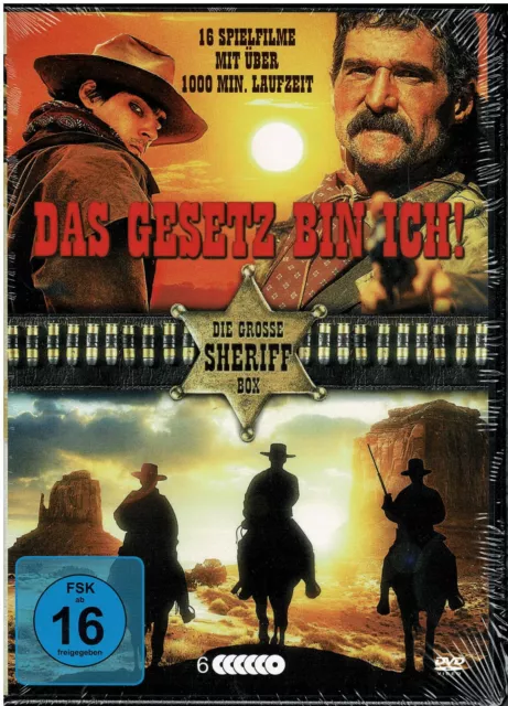 Das Gesetz bin ich - Die große Sheriff - Box (6 DVDs) 16 Filme - NEU & OVP
