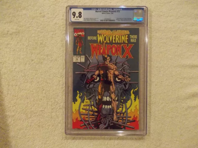 Marvel Comics Presents 72 1991 Cgc 9.8 1St Wolverine As Weapon X Mcu Key X-Men