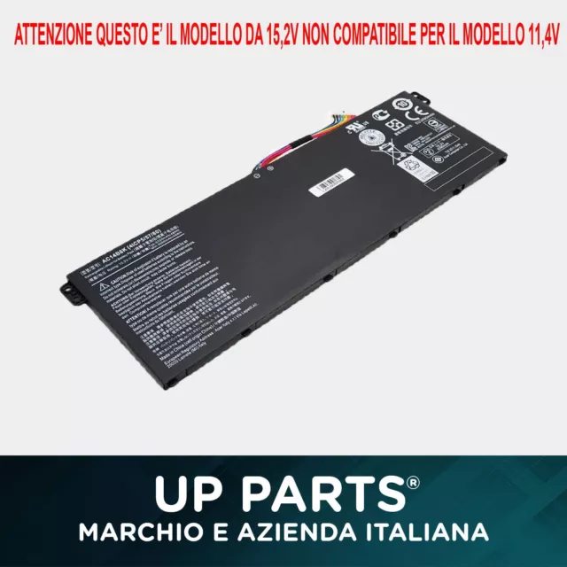 Batteria di racambio Acer AC14B8K 3220mAh, 15.2V 48Wh per Swift 3 SF314-41-R2XF 2