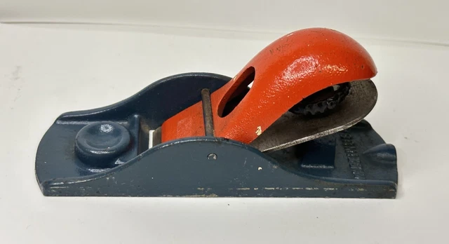 Vintage Stanley Block Plane 6.5” Made In The USA Metal Woodworking Tools