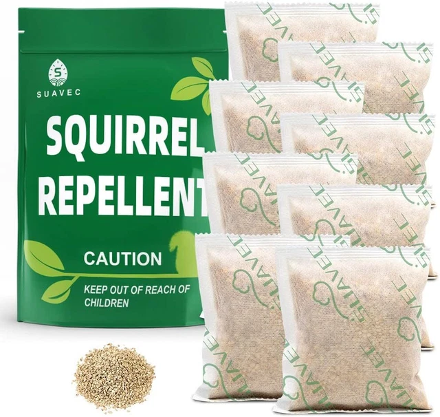 Chipmunk Squirrel Repellent Outdoor Squirrels Deterrent for Garden Attic