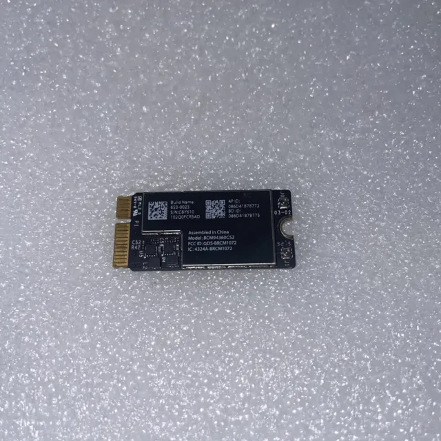 WiFi card for Apple MacBook Air 13” A1466  Early 2015
