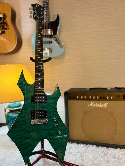 B.C.Rich warlock electric guitar Green JAPAN