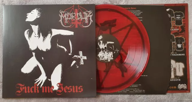 Marduk - Fuck Me Jesus - Limited Red Transparent Vinyl - Oplp030 - New-Unplayed