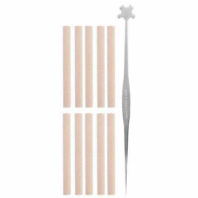 Set of 10 Spruce Sound Posts  Setter for 4/4 3/4 Violin HGF