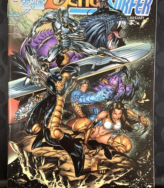 Top Cow Marvel Comic Book Weapon Zero Silver Surfer  Vol 1 No 1 January 1996 3