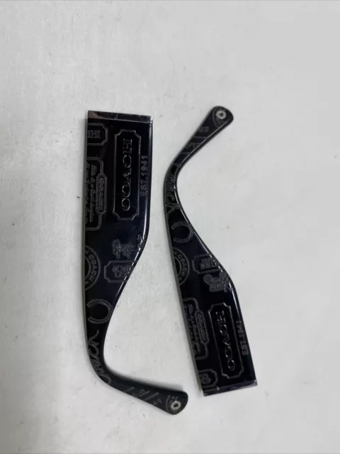 COACH ROWAN S827 BLACK 125mm TEMPLE ARM PARTS &Y81