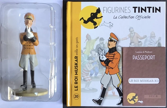 Muskar TINTIN LE ROI Muskar Figurine Collection officielle n°20 État neuf EUR ...